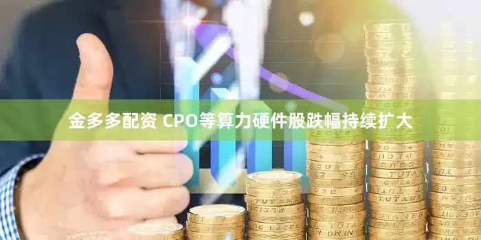 金多多配资 CPO等算力硬件股跌幅持续扩大